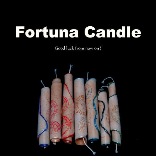 Fortuna Candle Sheepskin Scroll (Moon Series)