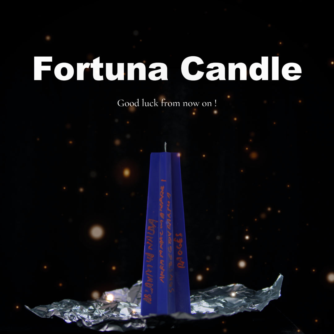 Fortuna Candle Six-Pointed Star Candle Brown